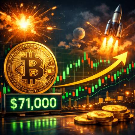 Bitcoin steadies at $71,000 as market eyes catalysts for breakout. Bitcoin Steadies At $71,000 As Market Eyes Catalysts For Breakout.