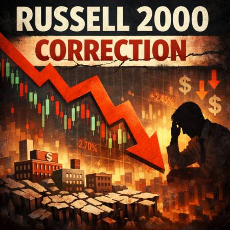 Russell 2000 Dips into Correction as Small-Cap Weakness Broadens Russell 2000 Dips Into Correction As Small-Cap Weakness Broadens