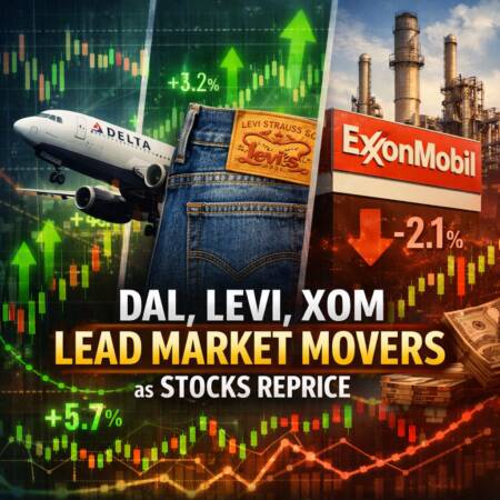 DAL, LEVI, XOM Lead Market Movers as Stocks Reprice Dal, Levi, Xom Lead Market Movers As Stocks Reprice