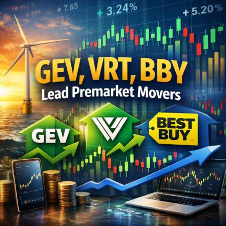 Gev, Vrt, Bby Lead Premarket Movers