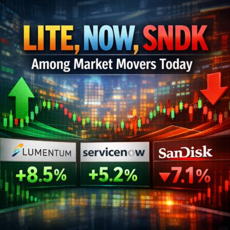 LITE, NOW, SNDK Among Market Movers Today Lite, Now, Sndk Among Market Movers Today
