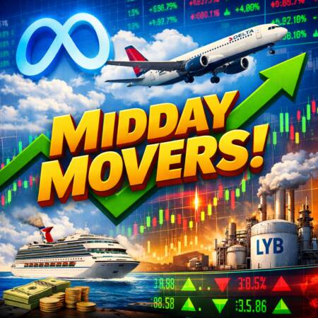 Midday Movers: META, DAL, CCL, LYB Steer Markets Midday Movers: Meta, Dal, Ccl, Lyb Steer Markets
