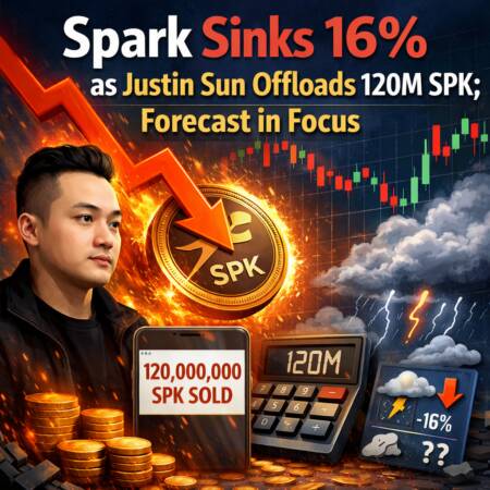 Spark sinks 16% as Justin Sun offloads 120M SPK; forecast in focus Spark Sinks 16% As Justin Sun Offloads 120m Spk; Forecast In Focus