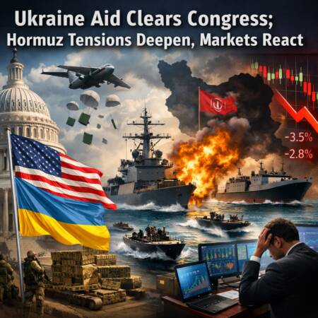 Ukraine Aid Clears Congress; Hormuz Tensions Deepen, Markets React Ukraine Aid Clears Congress; Hormuz Tensions Deepen, Markets React