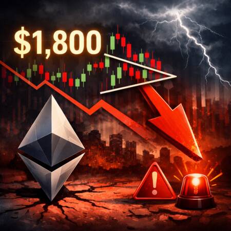 Ethereum eyes $1,800 as bearish pennant signals downside risk Ethereum Eyes $1,800 As Bearish Pennant Signals Downside Risk