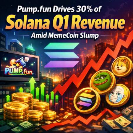 Pump.fun Drives 30% of Solana Q1 Revenue Amid MemeCoin Slump Pump.fun Drives 30% Of Solana Q1 Revenue Amid Memecoin Slump
