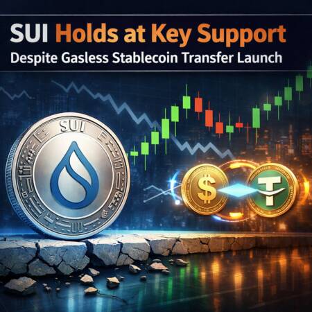 SUI Holds at Key Support Despite Gasless Stablecoin Transfer Launch Sui Holds At Key Support Despite Gasless Stablecoin Transfer Launch