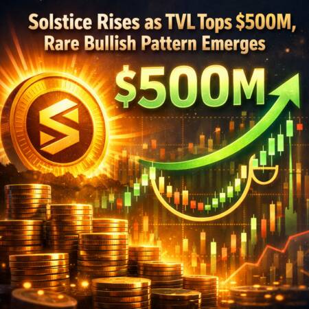 Solstice Rises as TVL Tops $500M, Rare Bullish Pattern Emerges Solstice Rises As Tvl Tops $500m, Rare Bullish Pattern Emerges