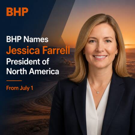 Bhp Names Jessica Farrell President Of North America From July 1