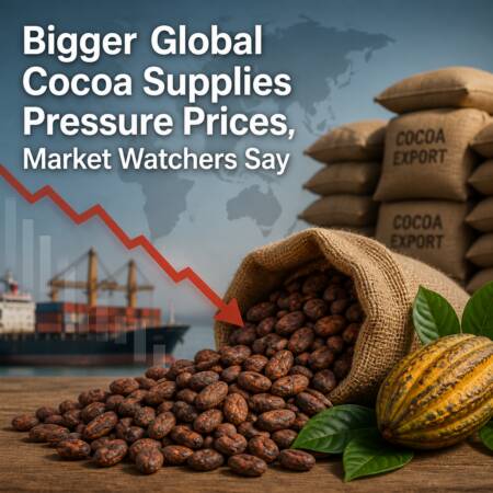 Bigger Global Cocoa Supplies Pressure Prices, Market Watchers Say