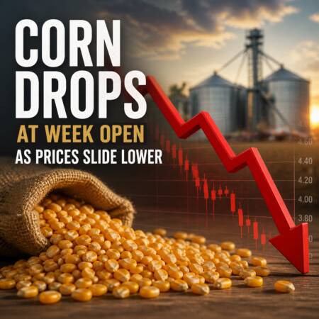 Corn Drops at Week Open as Prices Slide Lower Corn Drops At Week Open As Prices Slide Lower