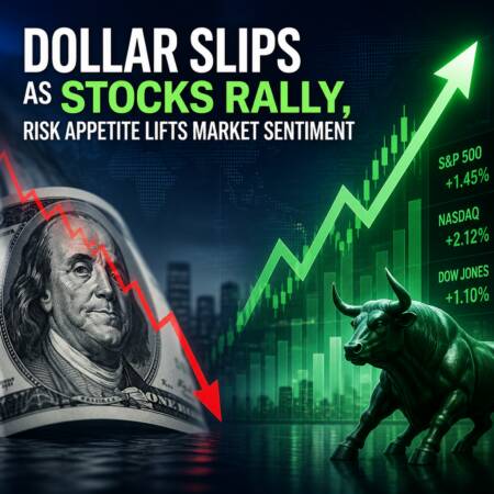 Dollar Slips As Stocks Rally, Risk Appetite Lifts Market Sentiment