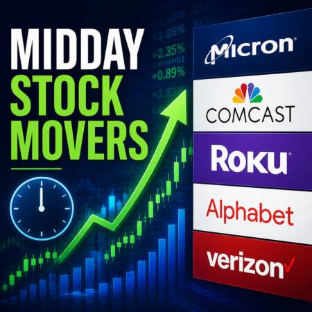 Midday Stock Movers: Micron, Comcast, Roku, Alphabet, Verizon Midday Stock Movers: Micron, Comcast, Roku, Alphabet, Verizon