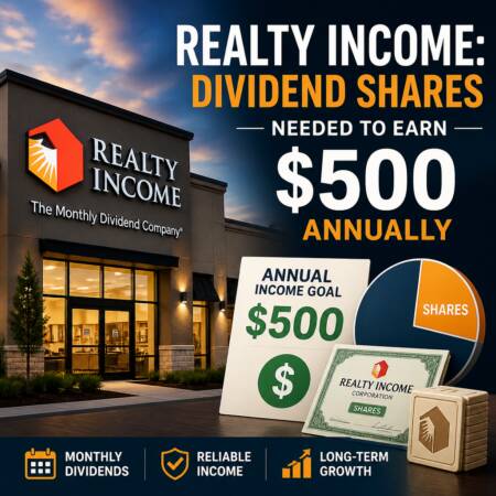Realty Income: Dividend Shares Needed To Earn $500 Annually