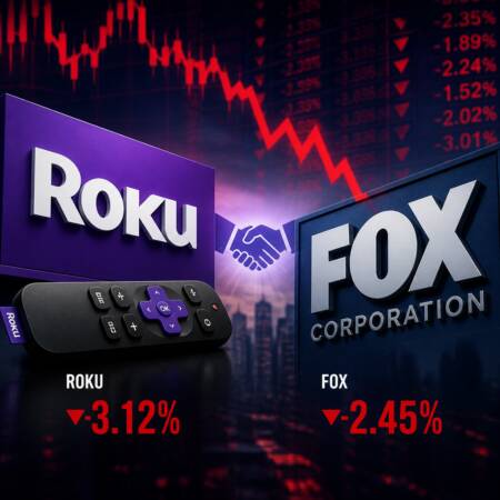 Roku Deal Spurs Fox Bid, Yet Both Stocks Slide Amid Market Skepticism
