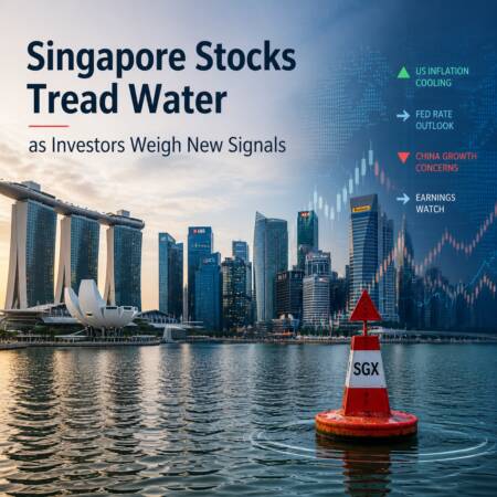 Singapore Stocks Tread Water as Investors Weigh New Signals Singapore Stocks Tread Water As Investors Weigh New Signals
