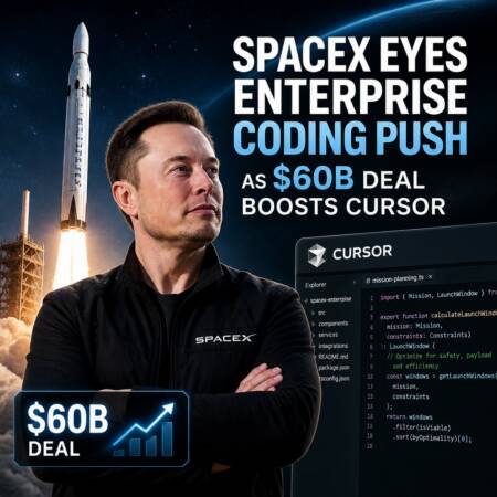 SpaceX Eyes Enterprise Coding Push as $60B Deal Boosts Cursor Spacex Eyes Enterprise Coding Push As $60b Deal Boosts Cursor