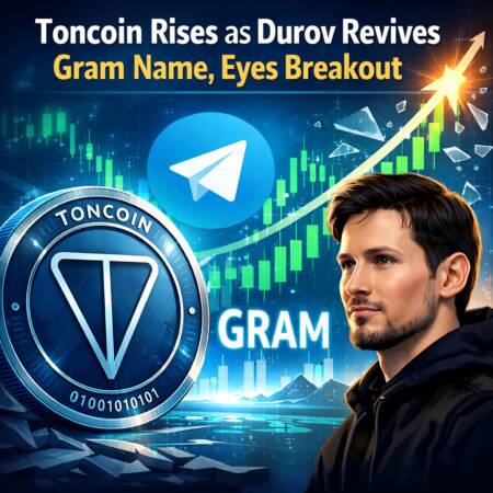 Toncoin rises as Durov revives Gram name, eyes breakout Toncoin Rises As Durov Revives Gram Name, Eyes Breakout