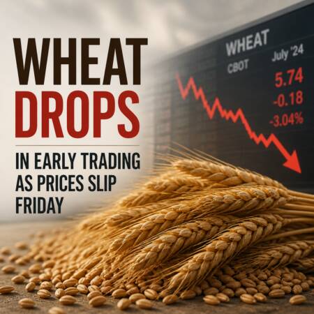 Wheat Drops In Early Trading As Prices Slip Friday