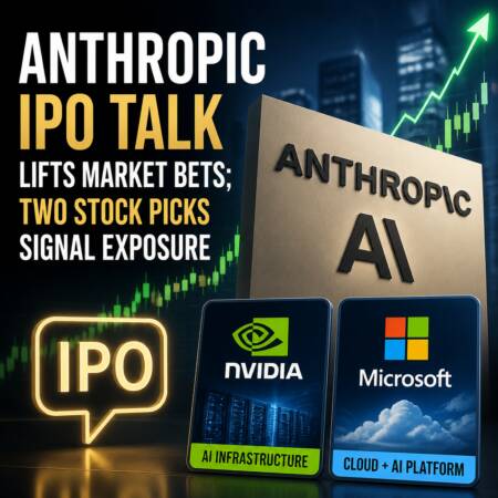 Anthropic IPO Talk Lifts Market Bets; Two Stock Picks Signal Exposure Anthropic Ipo Talk Lifts Market Bets; Two Stock Picks Signal Exposure