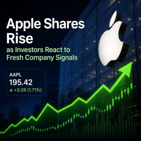 Apple Shares Rise As Investors React To Fresh Company Signals