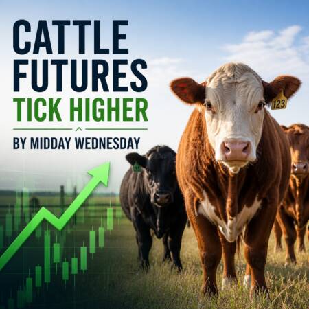 Cattle Futures Tick Higher By Midday Wednesday
