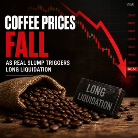 Coffee Prices Fall as Real Slump Triggers Long Liquidation Coffee Prices Fall As Real Slump Triggers Long Liquidation