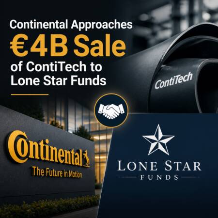 Continental Approaches €4b Sale Of Contitech To Lone Star Funds