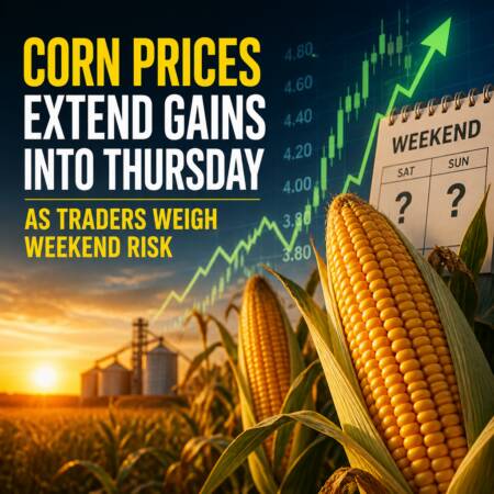 Corn Prices Extend Gains Into Thursday as Traders Weigh Weekend Risk Corn Prices Extend Gains Into Thursday As Traders Weigh Weekend Risk