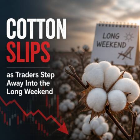 Cotton Slips As Traders Step Away Into The Long Weekend