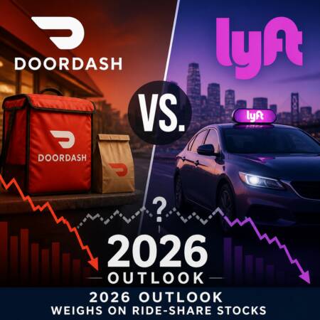 Doordash Vs. Lyft: 2026 Outlook Weighs On Ride-Share Stocks