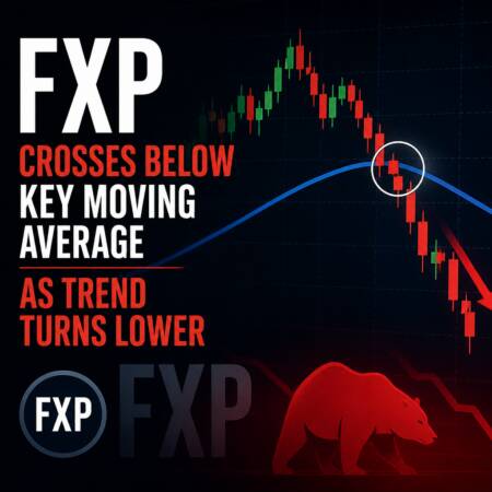 FXP Crosses Below Key Moving Average as Trend Turns Lower Fxp Crosses Below Key Moving Average As Trend Turns Lower