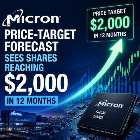 Micron Price-Target Forecast Sees Shares Reaching $2,000 in 12 Months Micron Price-Target Forecast Sees Shares Reaching $2,000 In 12 Months