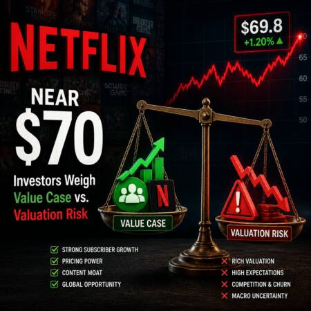 Netflix Near $70: Investors Weigh Value Case vs. Valuation Risk Netflix Near $70: Investors Weigh Value Case Vs. Valuation Risk