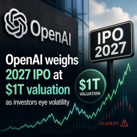 OpenAI weighs 2027 IPO at $1T valuation as investors eye volatility Openai Weighs 2027 Ipo At $1t Valuation As Investors Eye Volatility