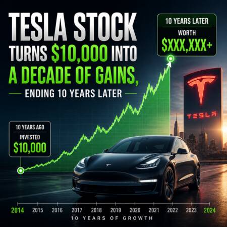 Tesla Stock Turns $10,000 Into a Decade of Gains, Ending 10 Years Later Tesla Stock Turns $10,000 Into A Decade Of Gains, Ending 10 Years Later