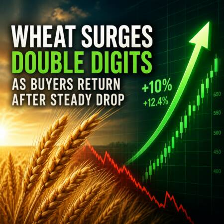 Wheat Surges Double Digits as Buyers Return After Steady Drop Wheat Surges Double Digits As Buyers Return After Steady Drop