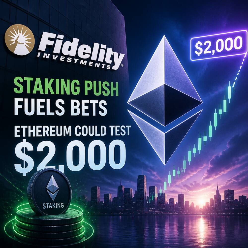 Fidelity’s Staking Push Fuels Bets Ethereum Could Test $2,000 Fidelity’s Staking Push Fuels Bets Ethereum Could Test $2,000