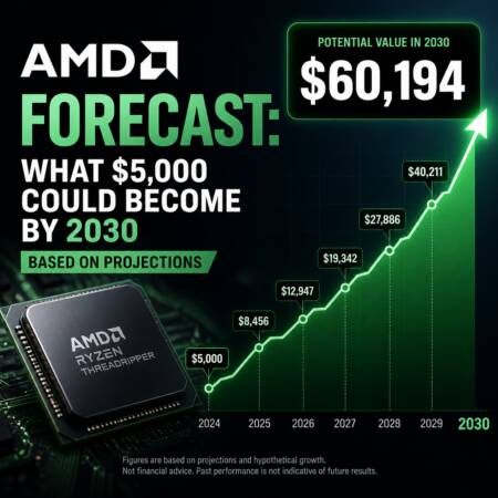 Amd Forecast: What $5,000 Could Become By 2030 Based On Projections