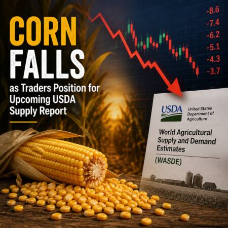 Corn Falls as Traders Position for Upcoming USDA Supply Report Corn Falls As Traders Position For Upcoming Usda Supply Report