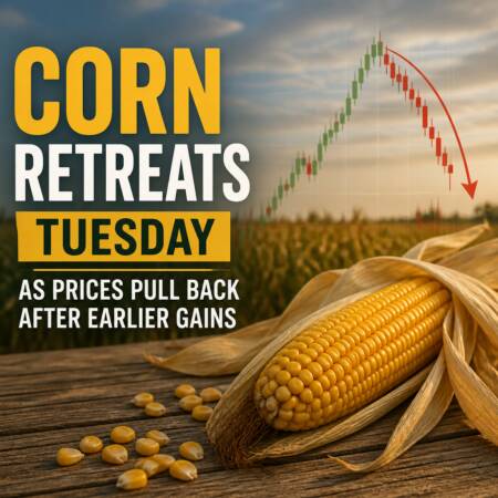 Corn Retreats Tuesday As Prices Pull Back After Earlier Gains