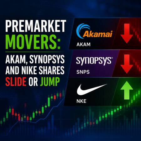 Premarket movers: AKAM, Synopsys and Nike shares slide or jump Premarket Movers: Akam, Synopsys And Nike Shares Slide Or Jump