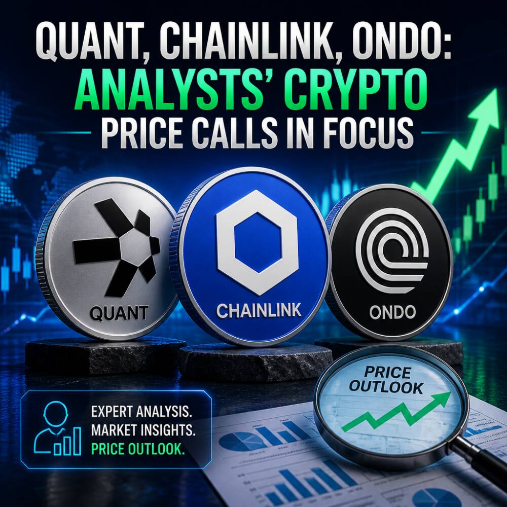 Quant, Chainlink, Ondo: Analysts’ Crypto Price Calls in Focus Quant, Chainlink, Ondo: Analysts’ Crypto Price Calls In Focus