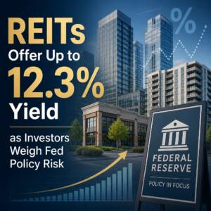 Reits Offer Up To 12.3% Yield As Investors Weigh Fed Policy Risk