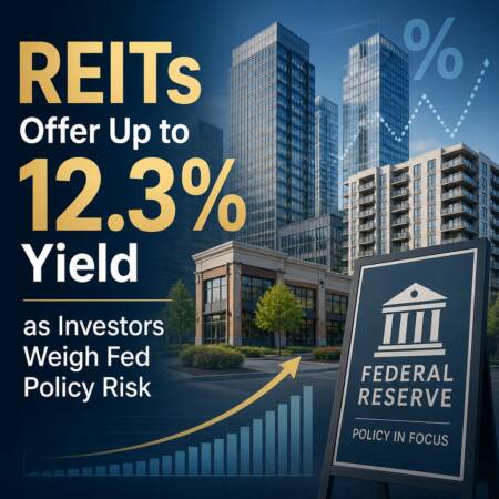 Reits Offer Up To 12.3% Yield As Investors Weigh Fed Policy Risk