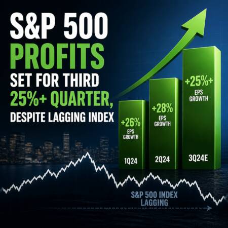S&p 500 Profits Set For Third 25%+ Quarter, Despite Lagging Index