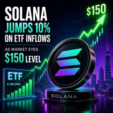 Solana Jumps 10% on ETF Inflows as Market Eyes $150 Level Solana Jumps 10% On Etf Inflows As Market Eyes $150 Level