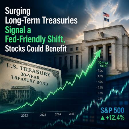 Surging Long-Term Treasuries Signal a Fed-Friendly Shift, Stocks Could Benefit Surging Long-Term Treasuries Signal A Fed-Friendly Shift, Stocks Could Benefit
