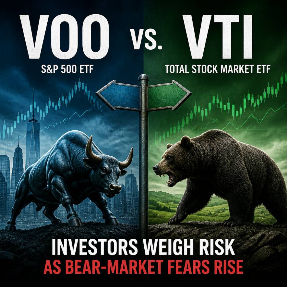 VOO vs. VTI: Investors weigh risk as bear-market fears rise Voo Vs. Vti: Investors Weigh Risk As Bear-Market Fears Rise