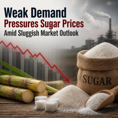 Weak Demand Pressures Sugar Prices Amid Sluggish Market Outlook Weak Demand Pressures Sugar Prices Amid Sluggish Market Outlook